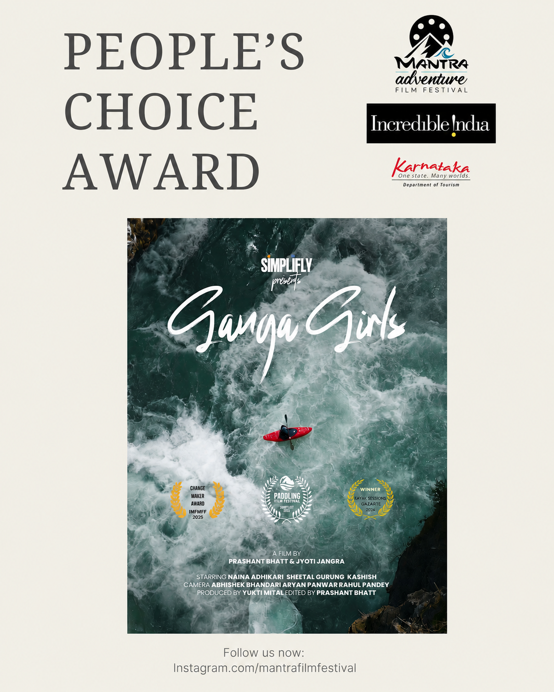 Ganga Girls documentary award